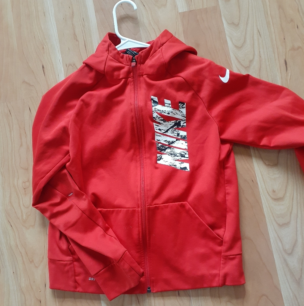 Red nike active jacket